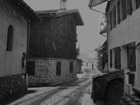 Courchevel snowy street